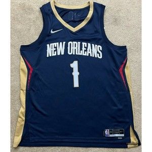 Nike Zion Williamson #1 New Orleans Pelicans Swingman Icon NBA Jersey Size XL